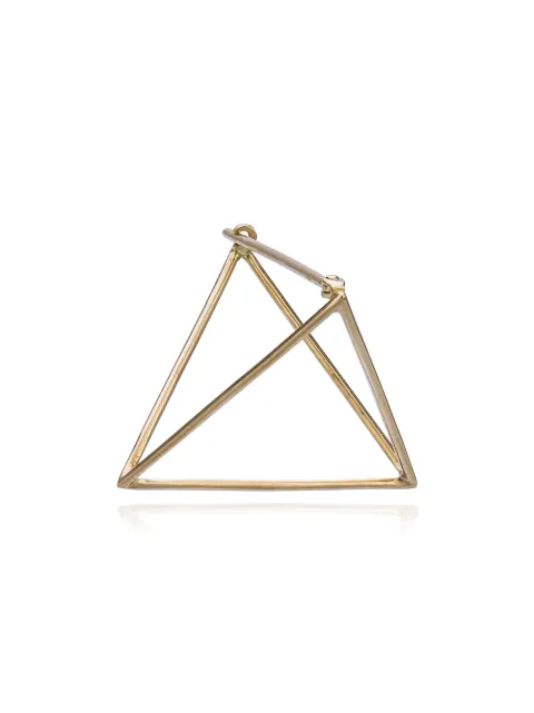 Shihara 25mm triangle earring Metallic 00125EY250