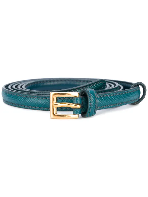 Prada thin leather belt Blue 1C4067053
