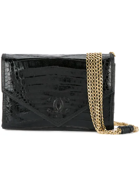 CHANEL Pre-Owned design chain bag Black 0601828
