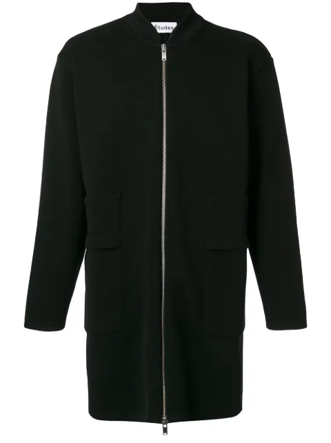 Études Studio Rashad Cola zipped coat Black E11034