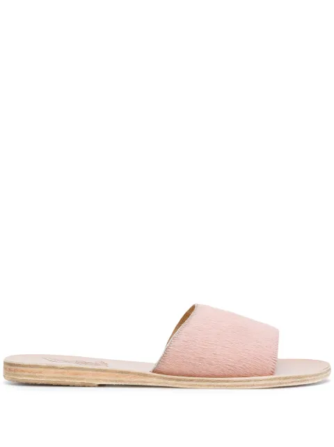 Ancient Greek Sandals Taygete flat sandals Pink TAYGETEPONYPINK