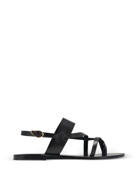 Ancient Greek Sandals Alethea flat sandals Black ALETHEAVACHETTA