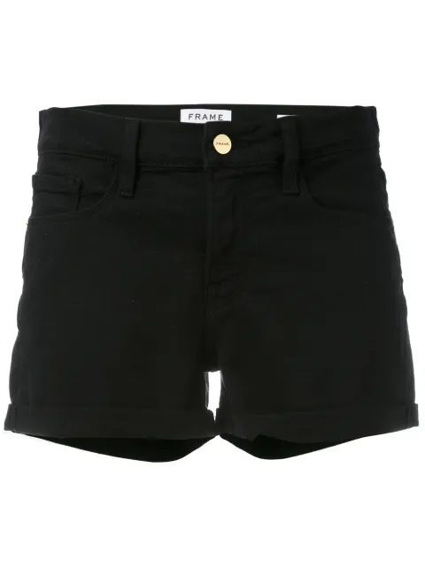FRAME cutoff shorts Black LCS711