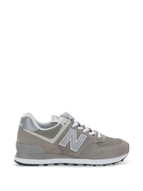 New Balance 574 Core panelled lace-up suede sneakers Grey ML574EVG