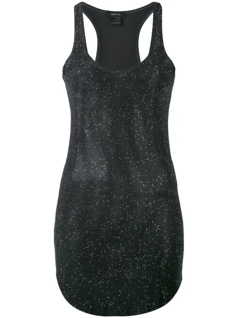 Avant Toi embroidered tank top Black 217D1857JVCVB
