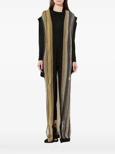 Balmain sleeveless knitted cardigan Green 6474764M