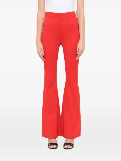 Givenchy high waist flared trousers Red 17U5714431