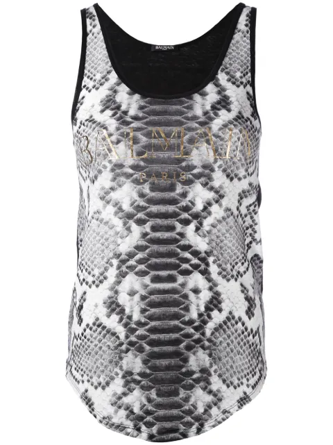 Balmain printed vest Black 8496648I