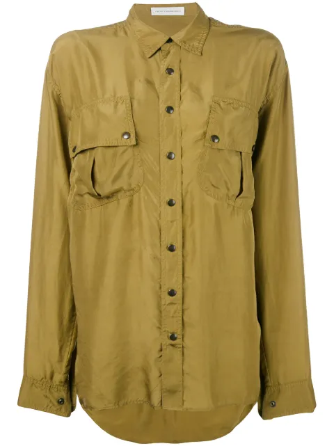 Faith Connexion shift blouse Green W1802T00088