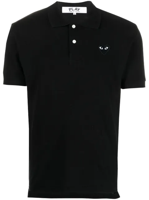 Comme Des Garçons Play embroidered logo polo shirt Black P1T066P