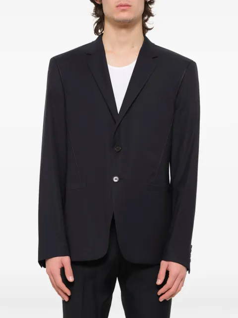 Wooyoungmi single-breasted blazer Blue W171SJ02901N