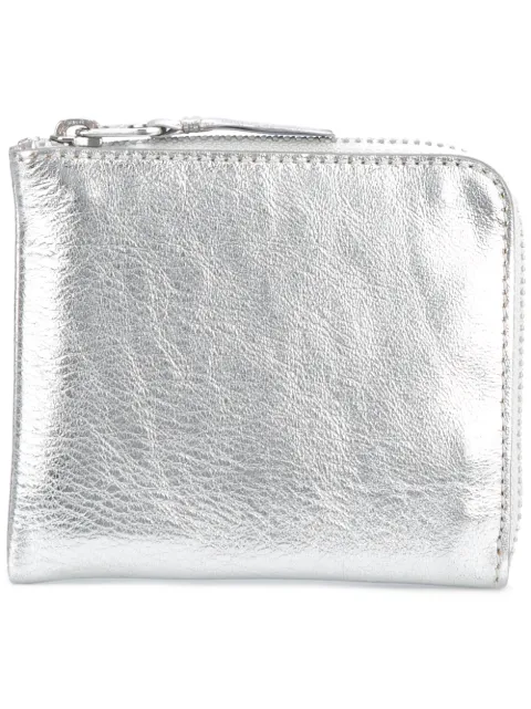 Comme Des Garçons Wallet metallic leather wallet Metallic SA3100G