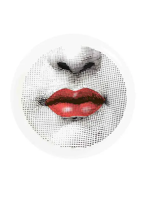 Fornasetti Bocca tray White C32Y005