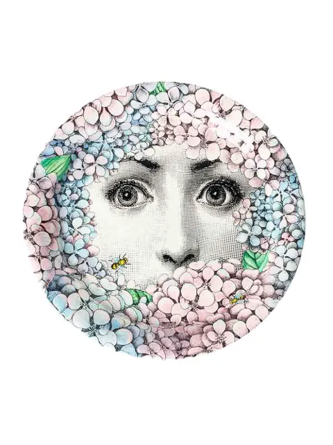 Fornasetti Ortensia tray Multicolour C26Y09