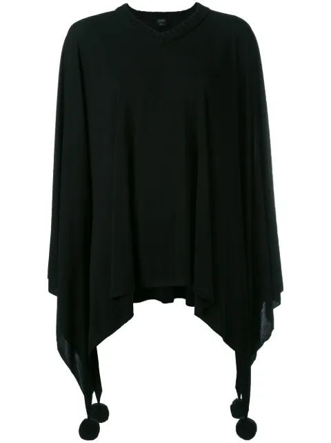 Jean Paul Gaultier Pre-Owned poncho sweater Black JPG686A