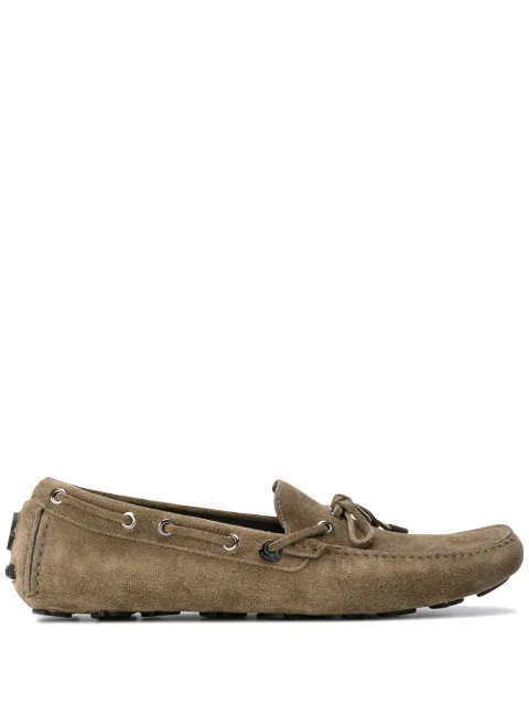 Moncler classic boat shoes Green 102010001633