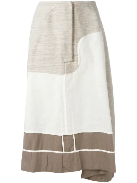 Comme Des Garçons Pre-Owned reversible skirt Neutrals CDG704