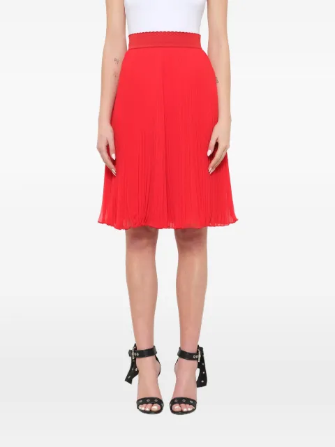 Givenchy plissè midi skirt Red 17P4005319