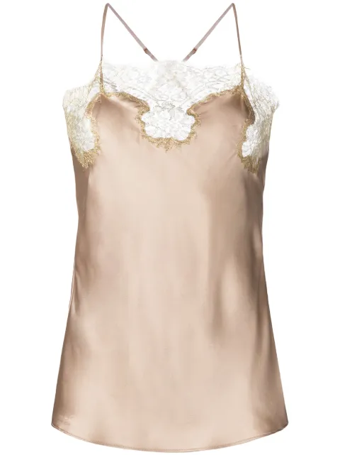Gilda & Pearl Gina silk camisole top Neutrals 0101