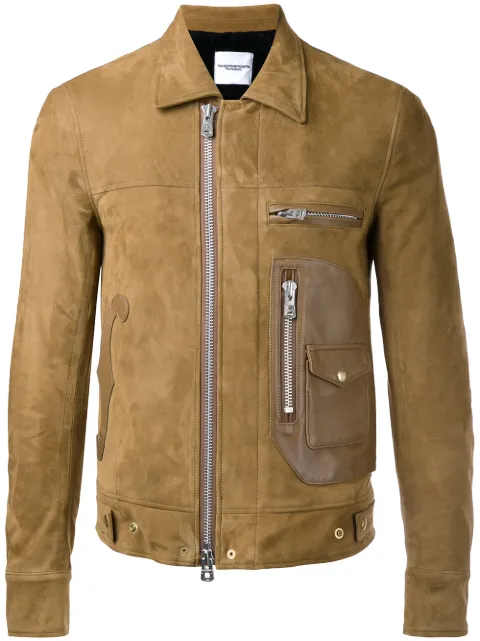 Takahiromiyashita The Soloist zipped jacket Brown SJ0032