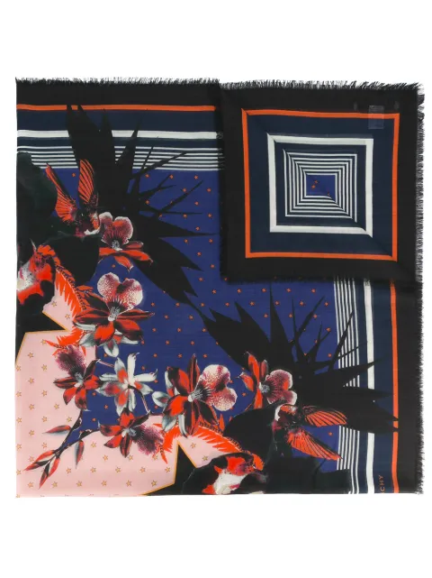 Givenchy floral star print scarf Multicolour BG02420862