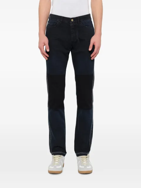 Lanvin contrast-knee jeans Blue RMTR0091J00500P17