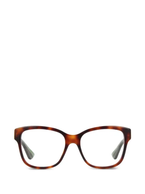 Gucci Eyewear Web tortoiseshell glasses Brown GG0038O