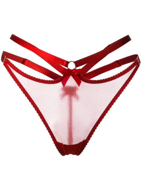 Bordelle harness thong Red REDHARNESSTHONG