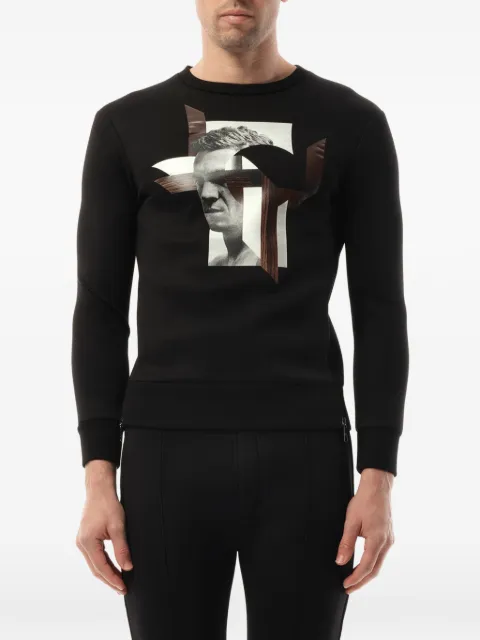 Neil Barrett graphic-print sweatshirt Black BJS233SE556S