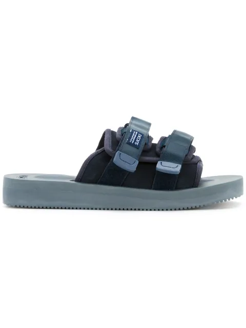 Suicoke touch-strap slide sandals Blue OG056VS