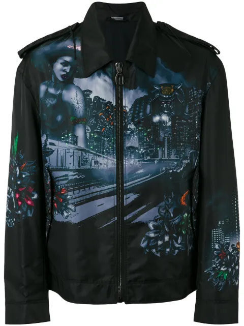 Lanvin printed jacket Black RMOU0048E17