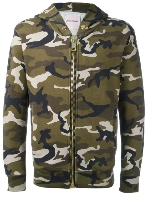 Palm Angels zipped hoodie Green PMBB001S171750559900
