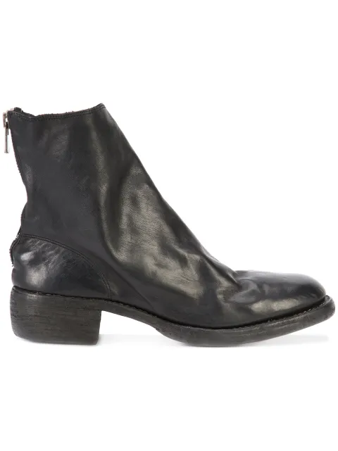 Guidi rear zip boots Black 796HORSEFG