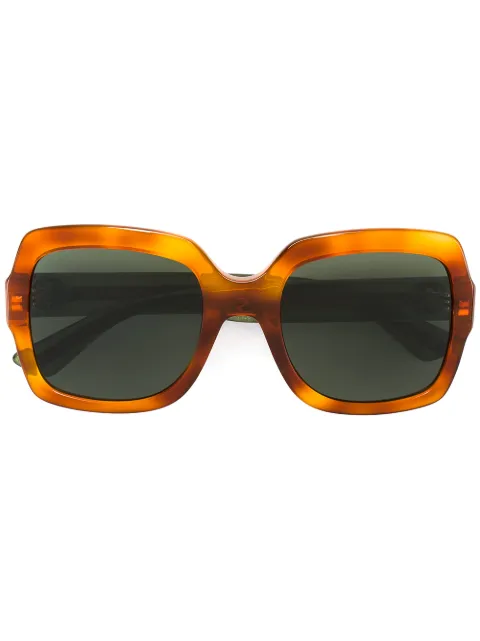 Gucci Eyewear oversized square sunglasses Brown GG0036S