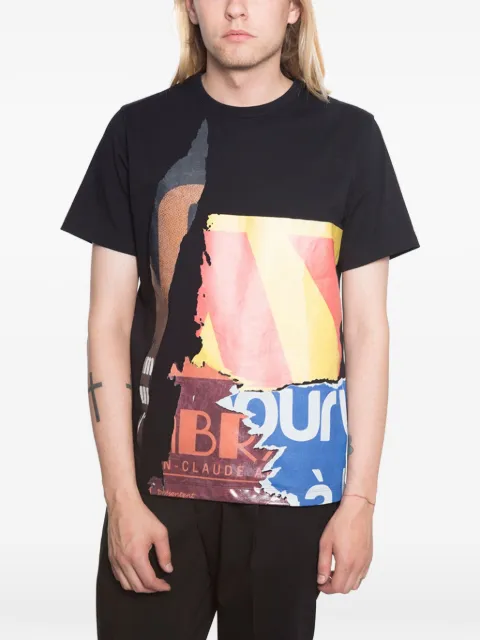 Juun.J graphic-print T-shirt Black JC7342P115