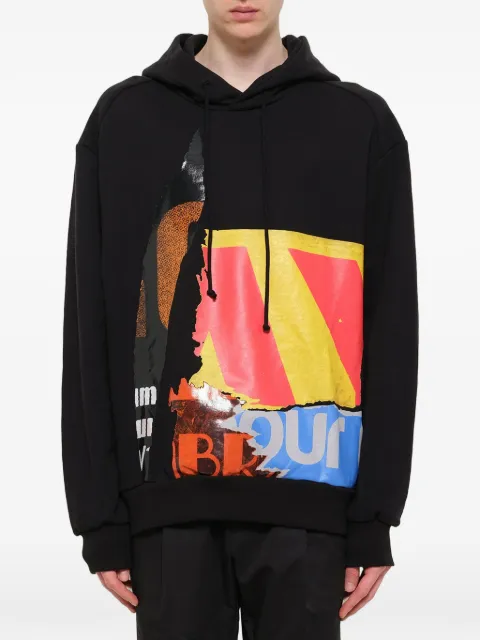 Juun.J multi-print hoody Black JC7241P345