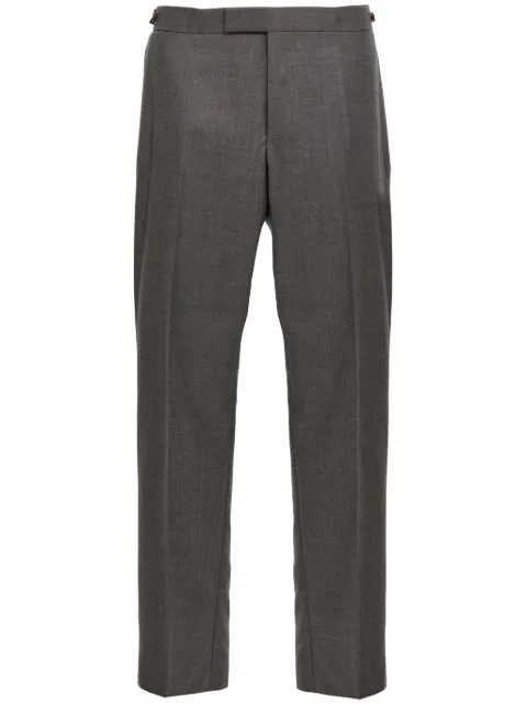 Thom Browne RWB stripe pressed-crease trousers Grey MTC159A00626