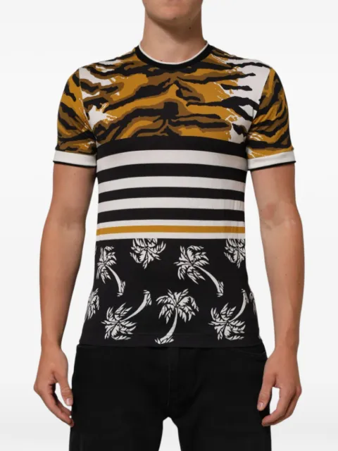 Dolce & Gabbana printed crew-neck T-shirt Multicolour G8HA8THP7EI