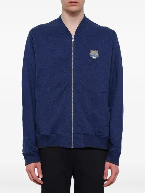 Kenzo tiger patch cardigan Blue F755BL7184MA