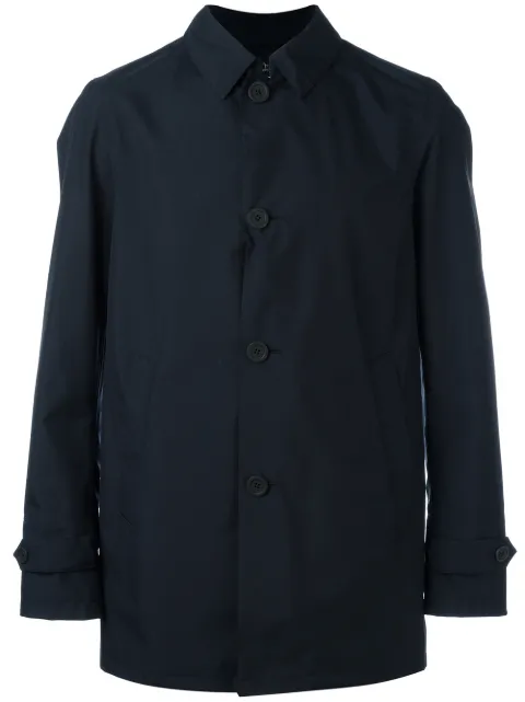 Herno classic buttoned coat Blue IM010UL11101
