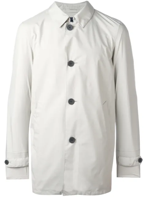 Herno classic buttoned coat Neutrals IM010UL11101