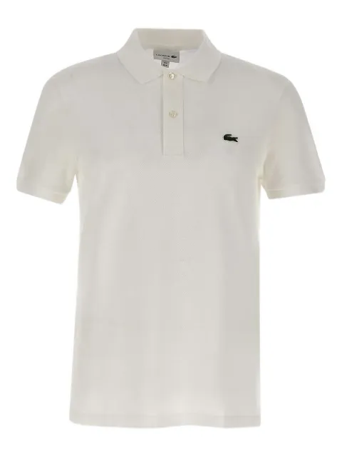 Lacoste logo-embroidered polo shirt White PH401200001