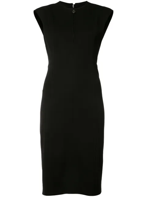 Akris Punto zipped neck dress Black 940180039103009