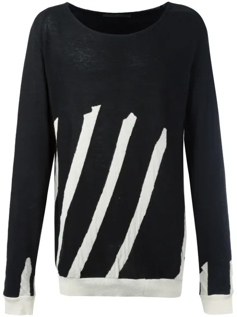 Haider Ackermann striped jumper Black 1734012251098