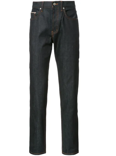 Naked and Famous tapered jeans Blue C015506