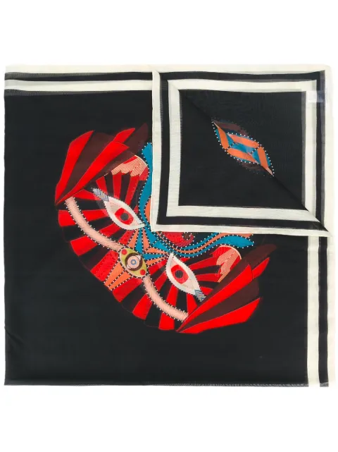 Givenchy Imperial Rottweiler printed scarf Black BG02481855
