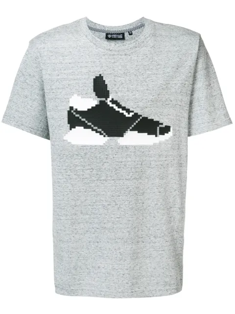 Mostly Heard Rarely Seen 8-Bit sneaker T-shirt Grey MHEB02AGT07