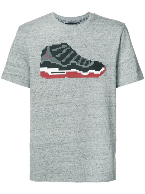 Mostly Heard Rarely Seen 8-Bit sneaker T-shirt Grey MHEB02AGT04B