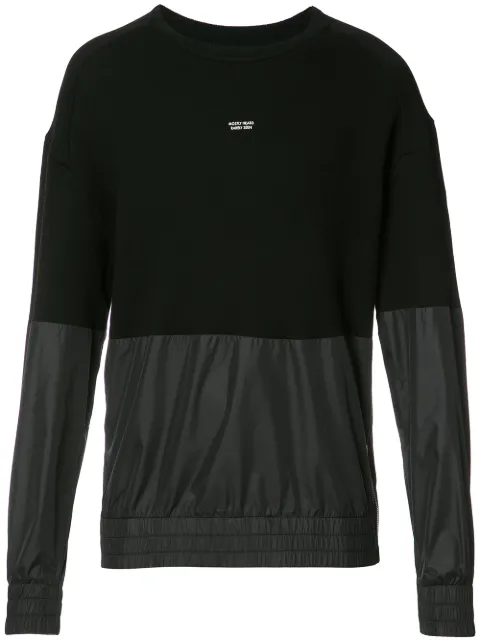 Mostly Heard Rarely Seen paneled sweatshirt Black MH02AGK03A