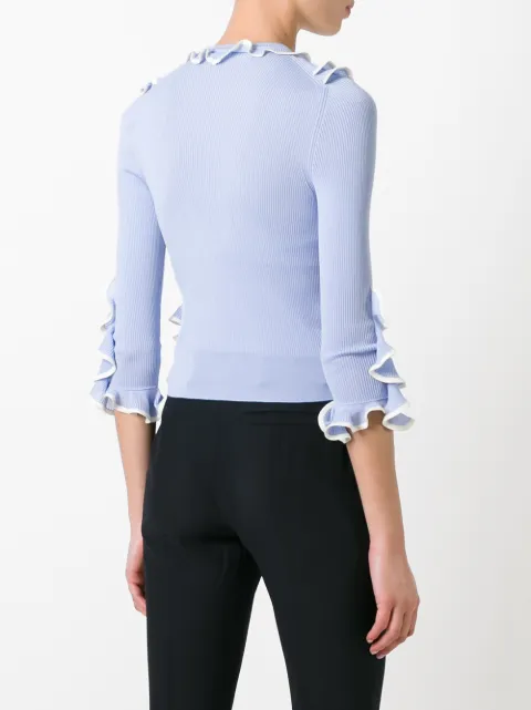 Alexander McQueen knitted cardigan Blue 461004Q1AJN
